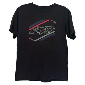 Fox‎ Men's Black Short Sleeve Graphic T-Shirt  Sz M